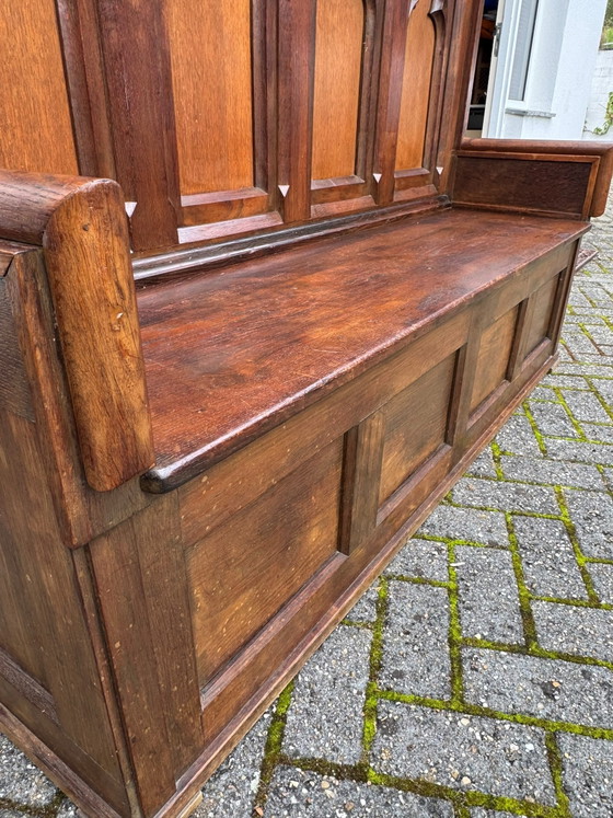 Panca in Legno Neogotico – Panche, Wood (photo 9 of 12)