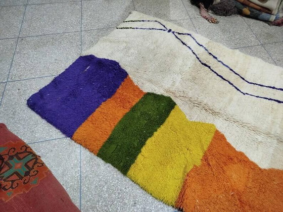 Handgemaakt Marokkaans vloerkleed 250cm x 150cm – Vloerkleden en tapijten, Wool, Modern (photo 7 of 8)