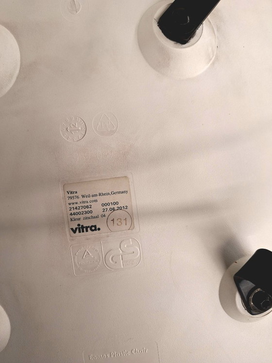Image 1 of Set of 4 authentic Vitra Eames DSW dining chairs (2012)