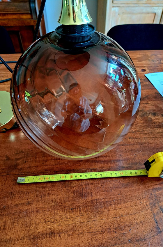 Image 1 of Lampade a sospensione in vetro dai colori caldi