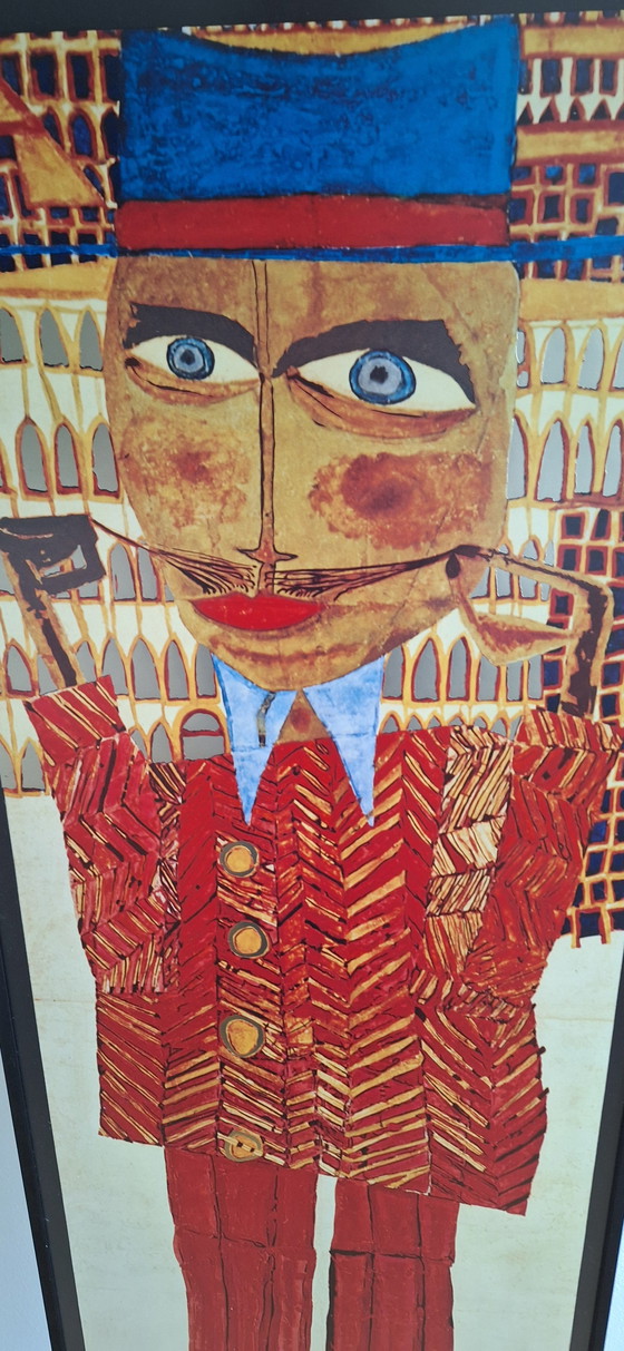 Image 1 of Affiche ancienne de l'exposition Hundertwasser