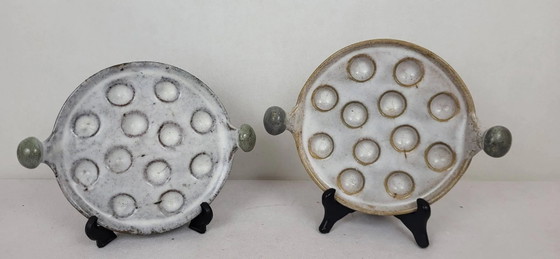 4 stoneware snail plates – Crockery, Porcelain (photo 4 of 11)