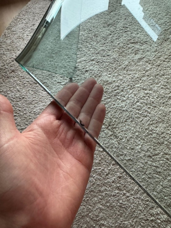 Image 1 of table basse vintage en verre