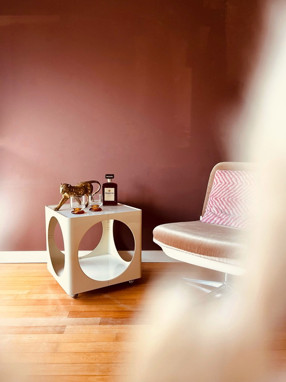 Image 1 of Space Age cube table