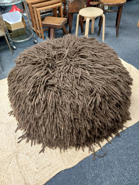 Image 1 of 1 x Pouf Rasta di Paolo Haubert per Avec Arcade Italy diametro 90 cm