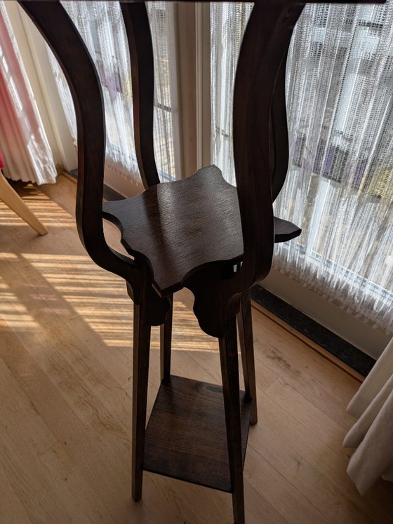 Porte-plantes, piédestal, Art Nouveau – Bois (photo 2 of 17)