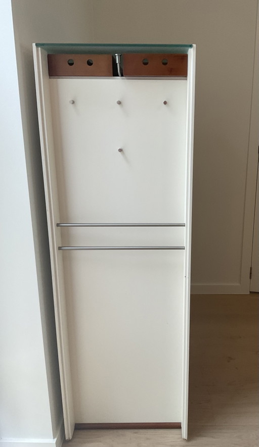 B&B Kommode mit 7 Schubladen + 2 kleinen Schubladen in weißem Lack, ideal für Flur oder Schlafzimmer.