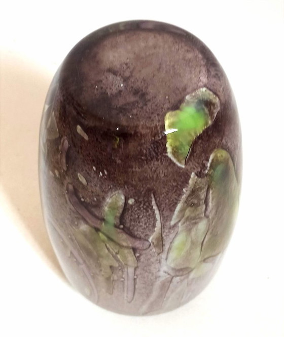 Image 1 of Vase signiert La Rochère Kristall Höhe 25,8 cm