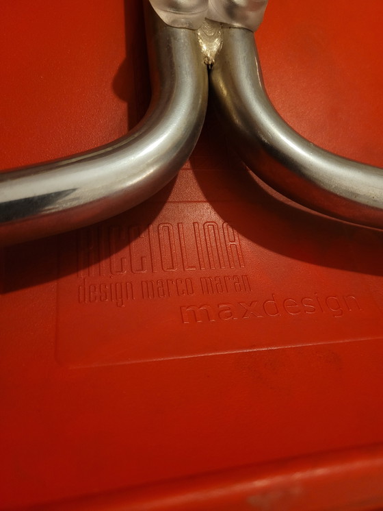 Image 1 of 6 Italiaanse Max Sesign stoelen. Ricciolina Marco Maran 