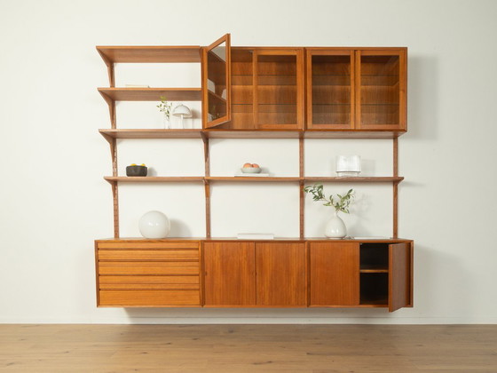 Wohnwand aus den 1960er Jahren, Poul Cadovius – Wandschrank, Glass, Wood (photo 3 of 15)
