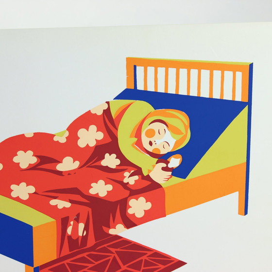 Image 1 of Vintage Czechoslovakian Pop Art Style Wall Panel (1960s)