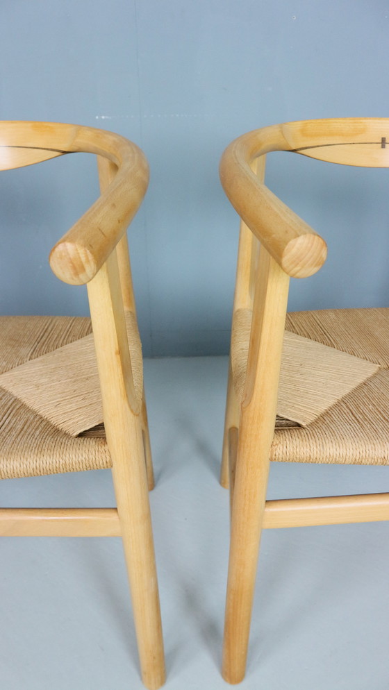 Image 1 of Set of four vintage First Chair PP201 by Hans J Wegner for Pp Furniture, Denmark