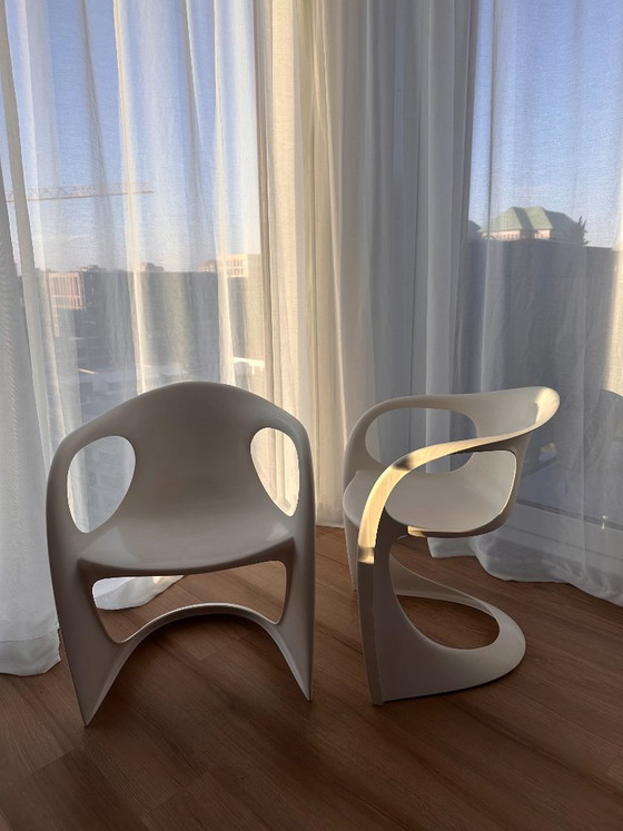 Chaises Casalino d'Alexander Begge pour Casala, 1970 – Chaises de salle à manger, Plastic (photo 4 of 5)