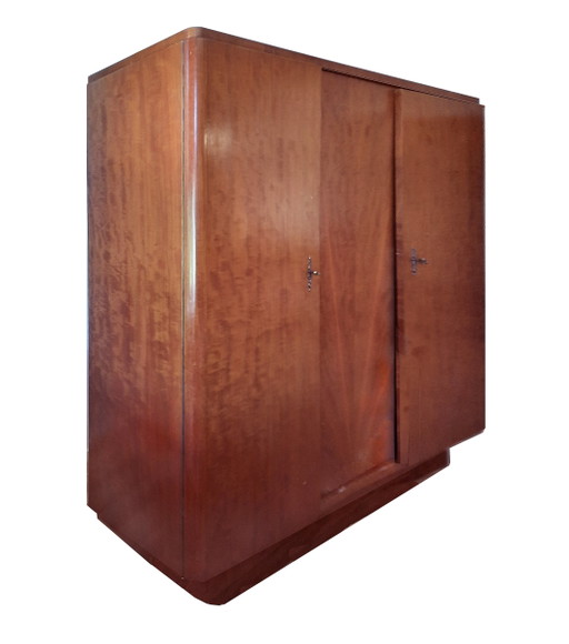 Art Deco Linen Closet – kledingkasten, Wood