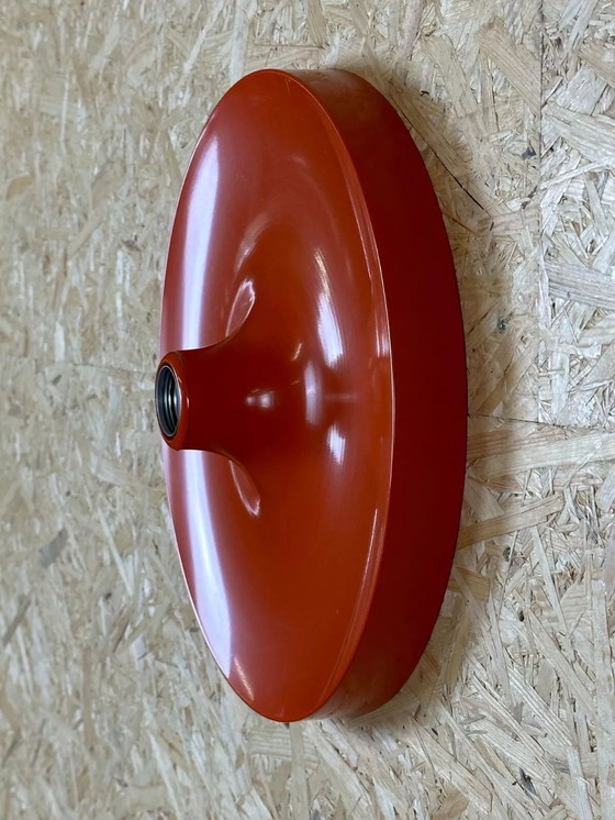 Image 1 of Lampada da parete Diskus anni '60 e '70 Teka Arancione Design Space Age Alluminio Metallo