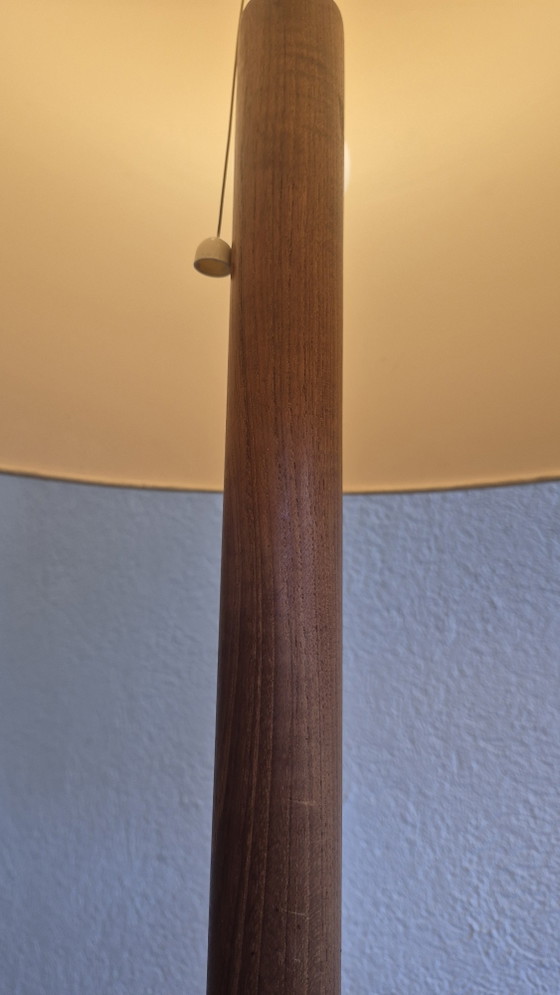 Vintage teakhouten vloerlamp | Scandinavisch design uit het midden van de vorige eeuw – Vloerlampen, Wood (photo 16 of 16)