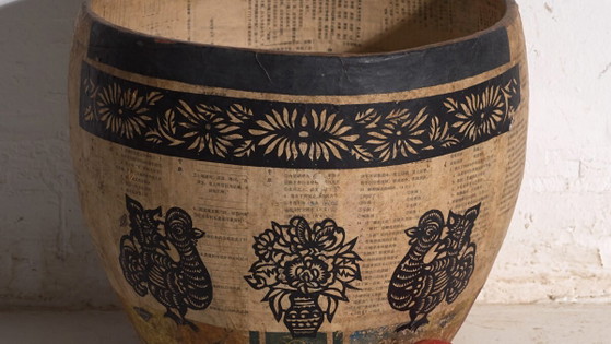 Antiguo recipiente chino de papel maché – China, circa 1900 – Objetos decorativos, Paper, Rustic (photo 3 of 39)