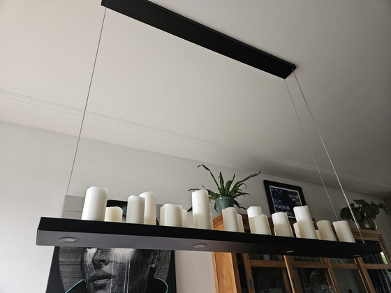 Image 1 of Stalen kaarsenlamp