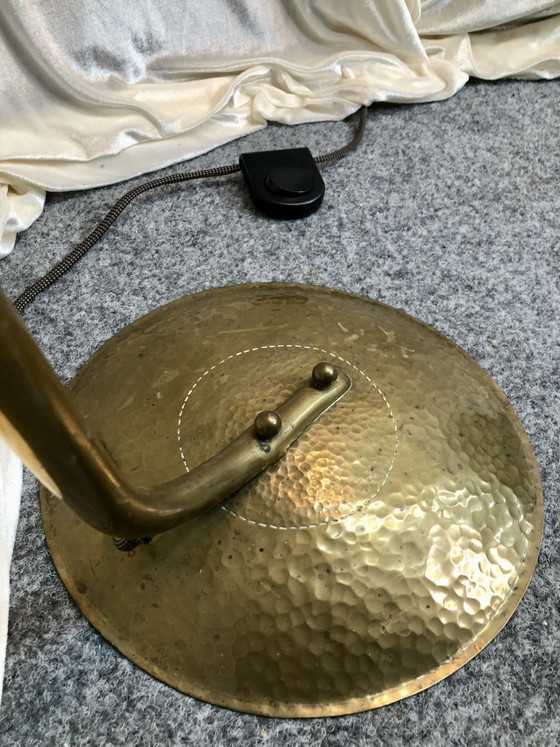 Mid Century Arc Floor Lamp Brass 50s 60s, Floor lights, Orange (photo 3 of 15)
