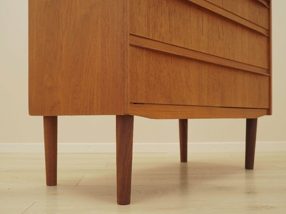 Danish Teak Secretary Desk with Hutch and Pull-Out Writing Surface, 1970s – Storage cabinet, Wood (photo 15 of 17)
