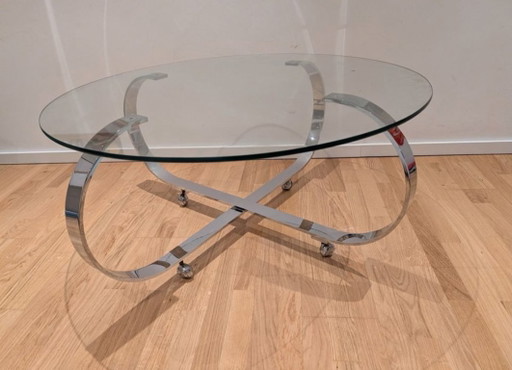 Mesa de centro de diseño de los años 70 u 80
