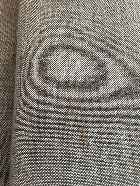 Image 1 of Ensemble complet Minotti 6 pièces comprenant 2 canapés, 1 pouf et 1 table basse.