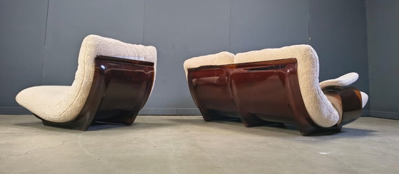 Image 1 of Ensemble canapé Marsala de Michel Ducaroy pour Ligne Roset, années 1970