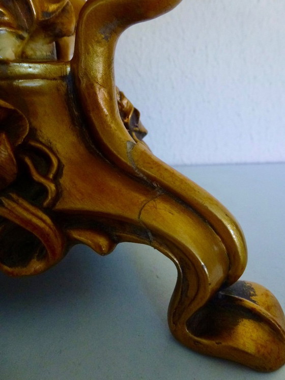 Image 1 of Bellissima lampada da terra in stile Art Déco con paralume di grande effetto.