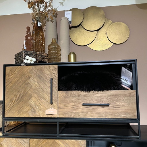 Vinito - Bruin - 110 cm – Pronto Wonen, tv meubelen