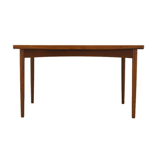 Teak table, Danish design, 1960s, manufactured in Denmark