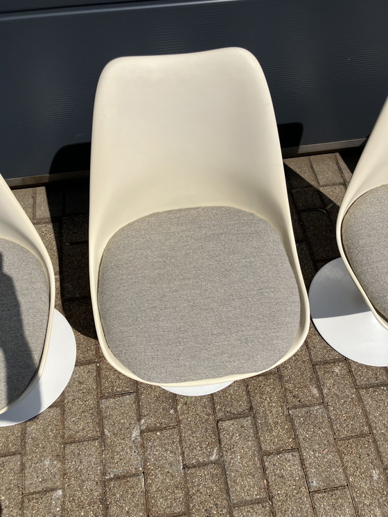Image 1 of 6x Original Vintage Knoll Tulip Dining Chairs Eero Saarinen