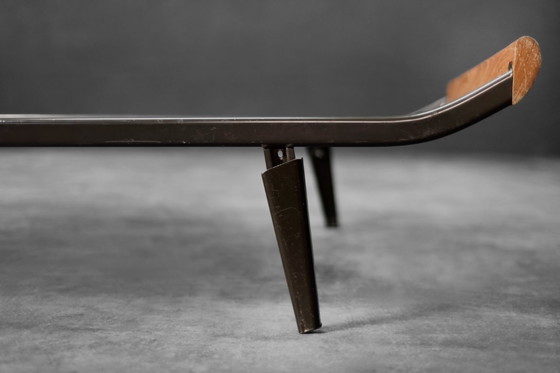 Image 1 of Vintage Mid-Century Dutch Modern Cleopatra Daybed in Brown by by Dick Cordemeyer for Auping, 1953