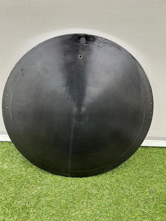 Image 1 of Miroir vintage à cadre tubulaire chromé