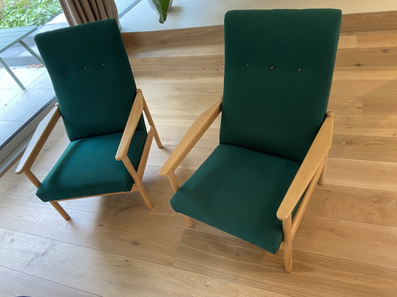Image 1 of Due poltrone vintage verdi