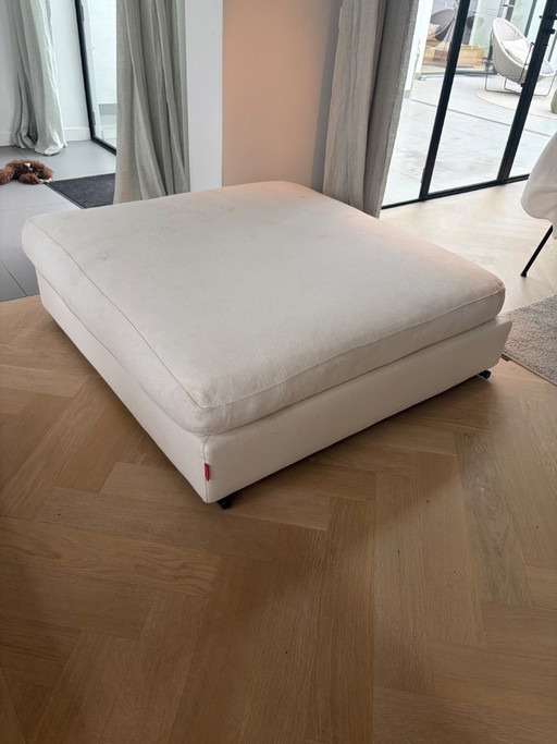 Flexform Groundpiece Poef 122 x122. Twee stuks. Prijs per stuk. – modulaire banken, Cotton, Textile