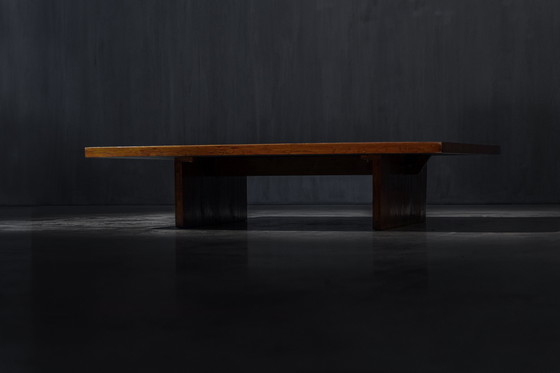 Image 1 of Tavolino da caffè in bambù di Axel Vervoordt, Belgio, anni '80