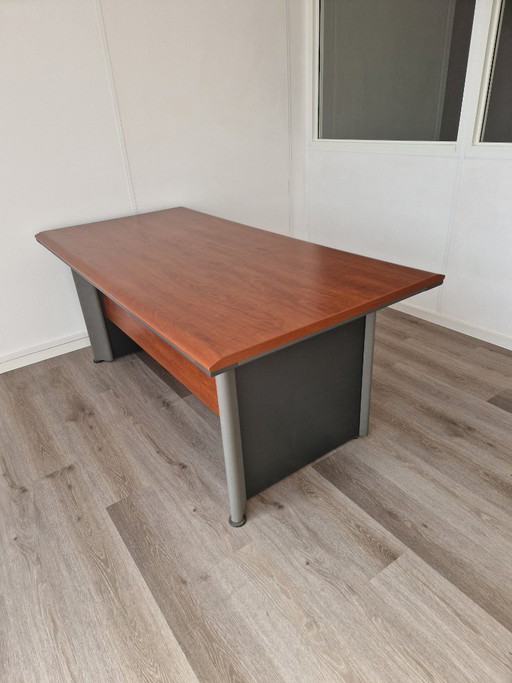2x Scrivanie Newform Ufficio 180/200x80cm Con Cassettiere – bureau, Wood