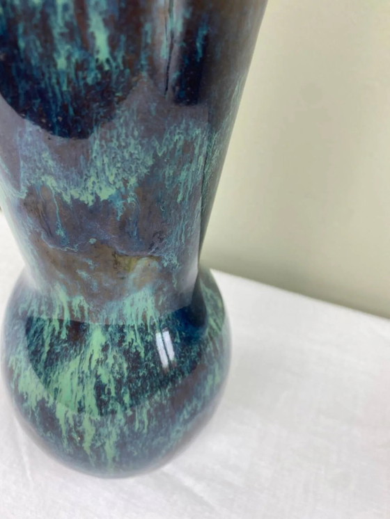 50s enamelled vase – Porcelain, Art Deco (photo 4 of 9)