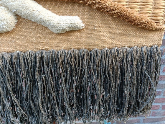 Image 1 of Vintage 1970 wandkleed vrouw natural Don Freedman 