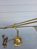 Lampada vintage anni '70 Wortmann & Felt, Space Age, ottone, oro