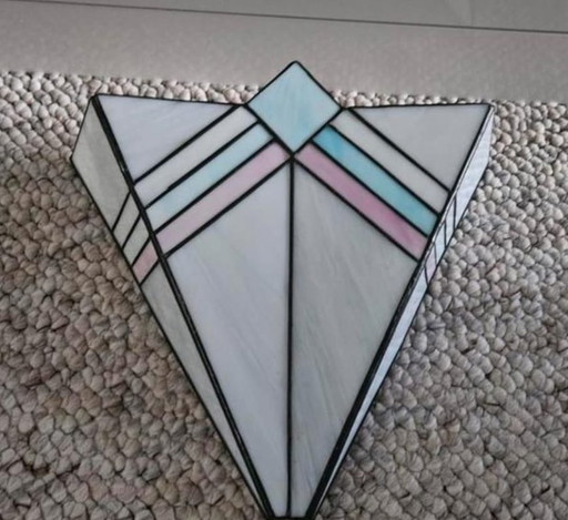 lampada vintage Tiffany in madreperla