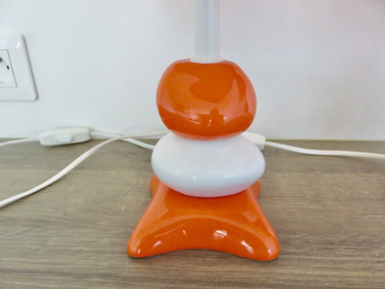 Image 1 of Paar Nachttischlampen im Design der 70er/80er Jahre aus Keramik