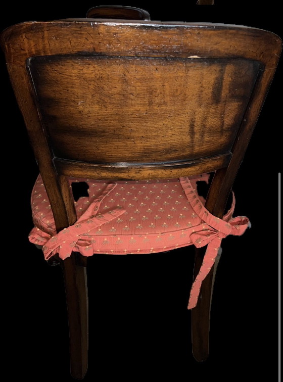 6 RAC Esszimmer-Armlehnstühle – Esszimmerstühle, Stoff, Holz (photo 3 of 7)