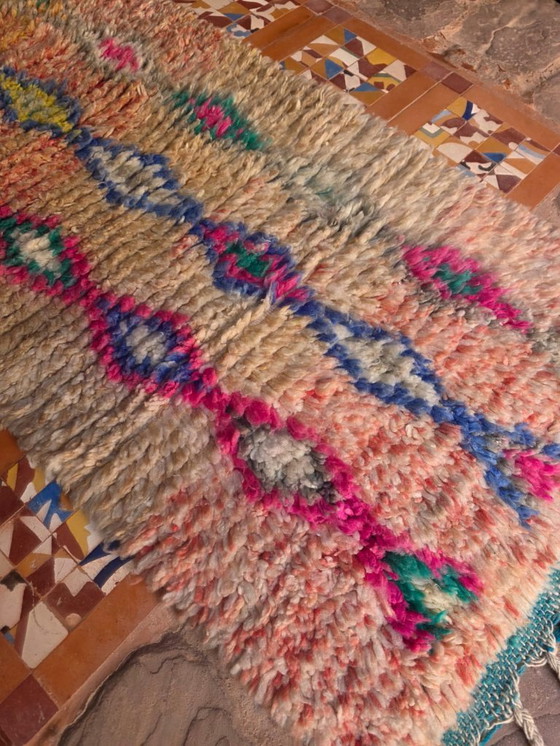 Image 1 of Marokkanischer Pfirsichfarbener Läuferteppich 240 x 74 cm