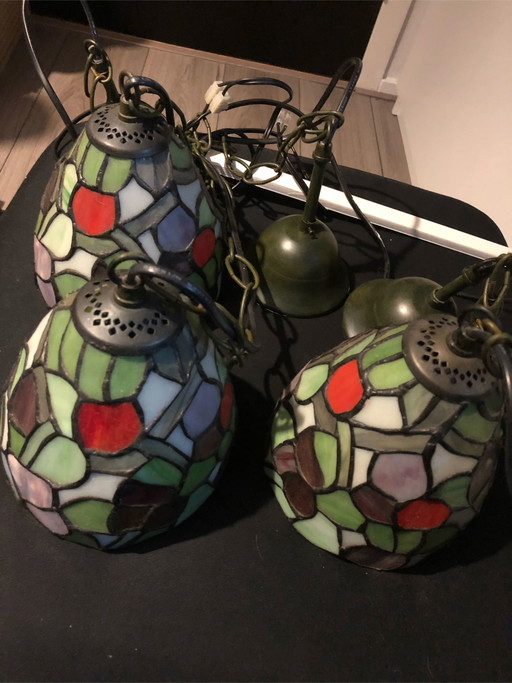 Tiffany style hanging lamps 3 in 1!