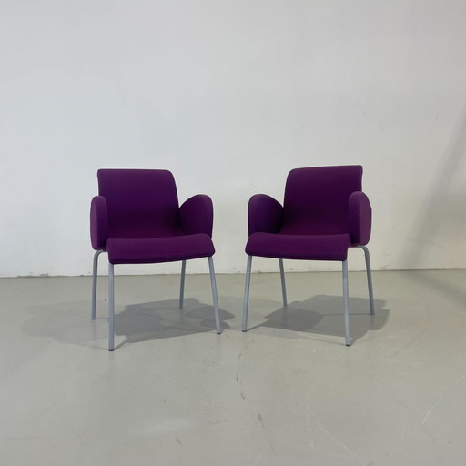 2x Lensvelt flag chair