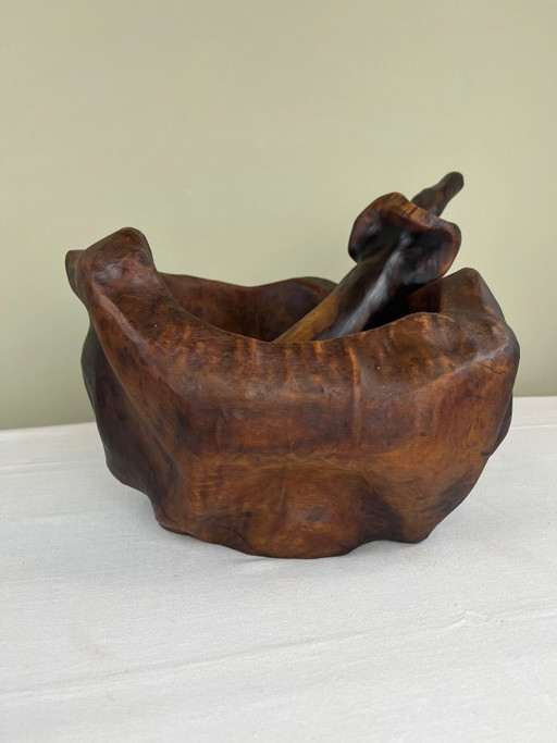 Imposing Mortar Pestle Sculpture