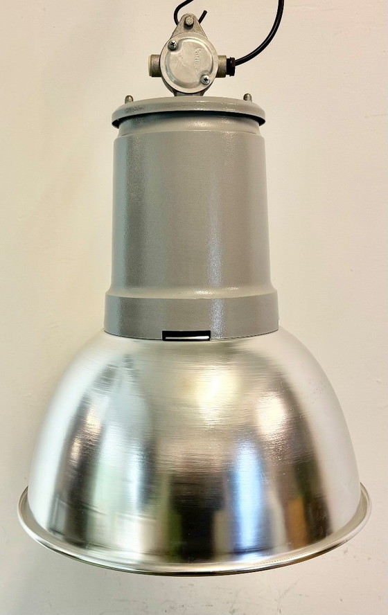 Image 1 of Industrial Italian Aluminium Pendant Lamp from Fael Luce, 1970s