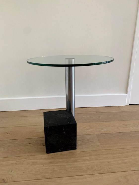 Image 1 of Two original Metaform HK-2 side tables - design Hank Kwint