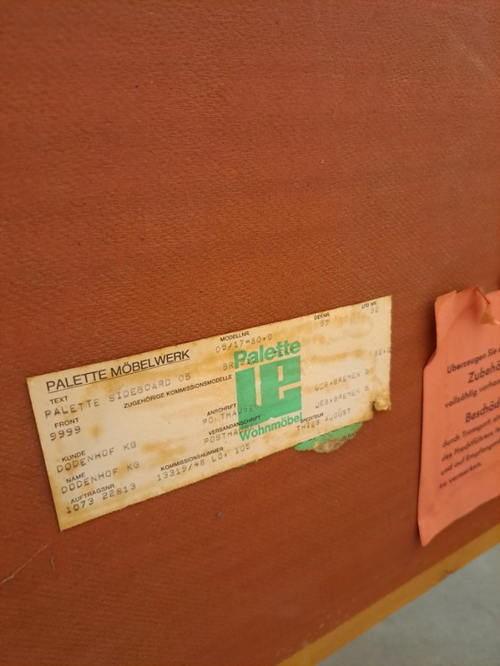 Image 1 of Teak design Palette Möbelwerk sideboard